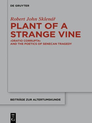 cover image of Plant of a Strange Vine